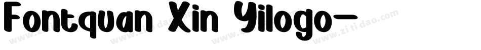 Fontquan Xin Yilogo字体转换